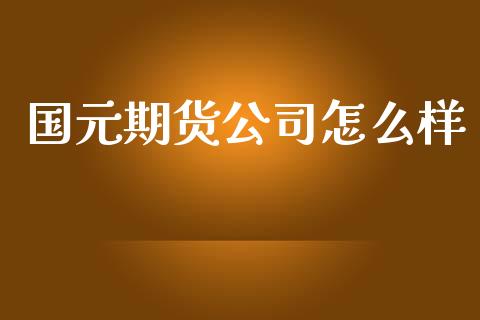 国元期货公司怎么样_https://wap.langutaoci.com_金融服务_第1张