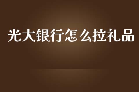 光大银行怎么拉礼品_https://wap.langutaoci.com_今日财经_第1张