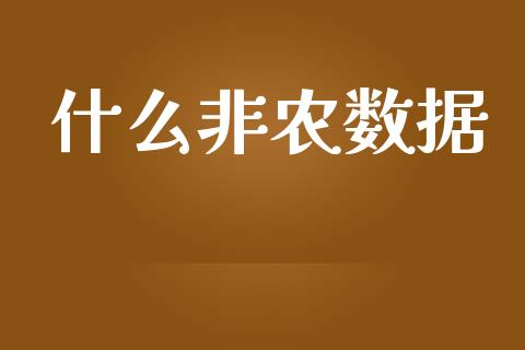 什么非农数据_https://wap.langutaoci.com_债券基金_第1张