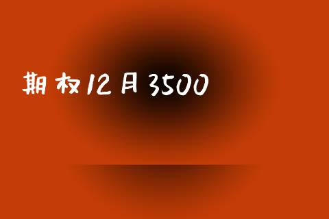 期权12月3500_https://wap.langutaoci.com_外汇论坛_第1张