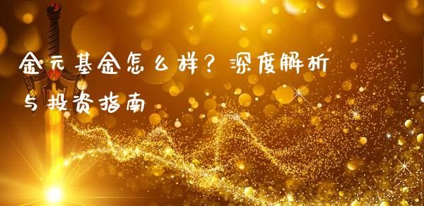 金元基金怎么样？深度解析与投资指南_https://wap.langutaoci.com_债券基金_第1张
