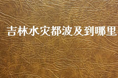 吉林水灾都波及到哪里_https://wap.langutaoci.com_外汇论坛_第1张