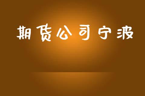 期货公司宁波_https://wap.langutaoci.com_外汇论坛_第1张