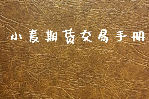 小麦期货交易手册_https://wap.langutaoci.com_今日财经_第1张