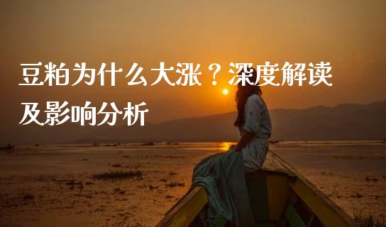 豆粕为什么大涨？深度解读及影响分析_https://wap.langutaoci.com_外汇论坛_第1张