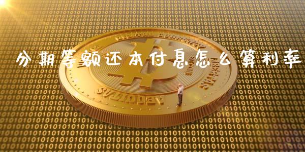 分期等额还本付息怎么算利率_https://wap.langutaoci.com_金融服务_第1张