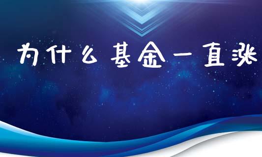 为什么基金一直涨_https://wap.langutaoci.com_债券基金_第1张