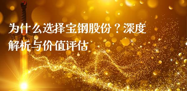 为什么选择宝钢股份？深度解析与价值评估_https://wap.langutaoci.com_外汇论坛_第1张