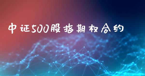 中证500股指期权合约_https://wap.langutaoci.com_今日财经_第1张