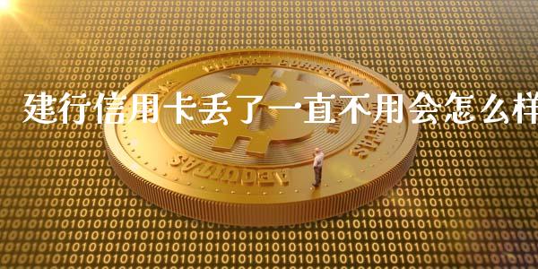 建行信用卡丢了一直不用会怎么样_https://wap.langutaoci.com_期货行情_第1张