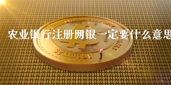 农业银行注册网银一定要什么意思_https://wap.langutaoci.com_期货行情_第1张