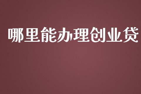 哪里能办理创业贷_https://wap.langutaoci.com_债券基金_第1张