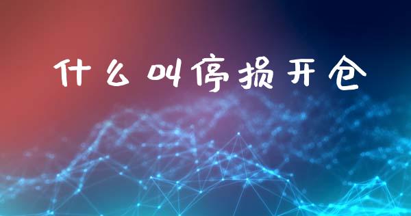 什么叫停损开仓_https://wap.langutaoci.com_期货行情_第1张