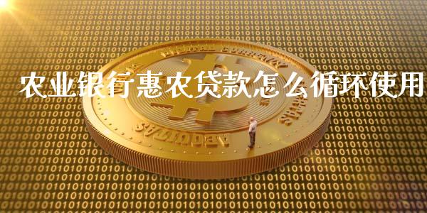 农业银行惠农贷款怎么循环使用_https://wap.langutaoci.com_今日财经_第1张