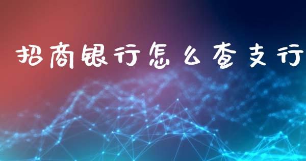 招商银行怎么查支行_https://wap.langutaoci.com_债券基金_第1张