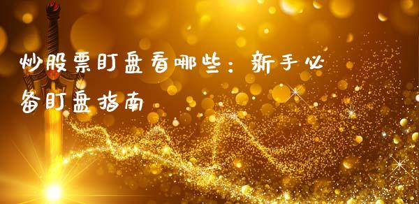 炒股票盯盘看哪些：新手必备盯盘指南_https://wap.langutaoci.com_期货行情_第1张