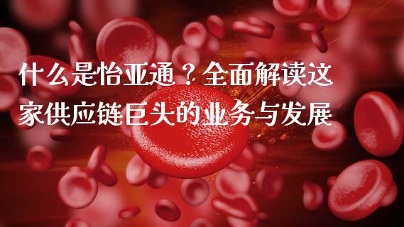 什么是怡亚通？全面解读这家供应链巨头的业务与发展_https://wap.langutaoci.com_债券基金_第1张