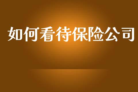 如何看待保险公司_https://wap.langutaoci.com_债券基金_第1张