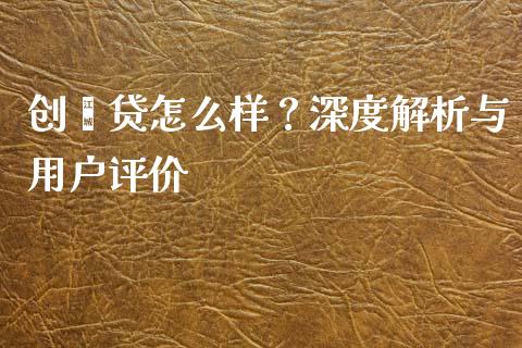 创鑫贷怎么样？深度解析与用户评价_https://wap.langutaoci.com_债券基金_第1张