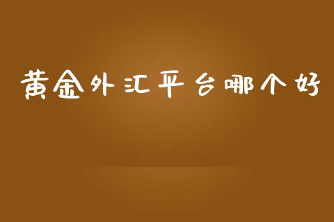 黄金外汇平台哪个好_https://wap.langutaoci.com_金融服务_第1张