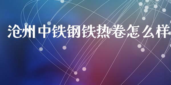 沧州中铁钢铁热卷怎么样_https://wap.langutaoci.com_今日财经_第1张