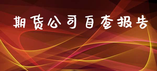 期货公司自查报告_https://wap.langutaoci.com_期货行情_第1张