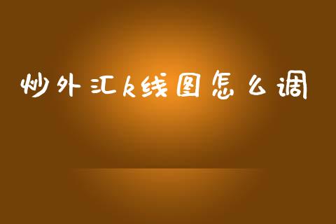 炒外汇k线图怎么调_https://wap.langutaoci.com_今日财经_第1张