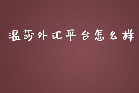 温莎外汇平台怎么样_https://wap.langutaoci.com_期货行情_第1张