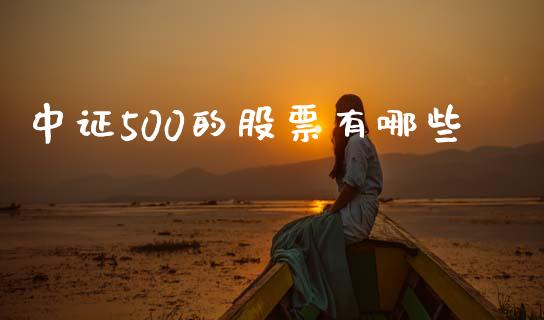 中证500的股票有哪些_https://wap.langutaoci.com_货币市场_第1张