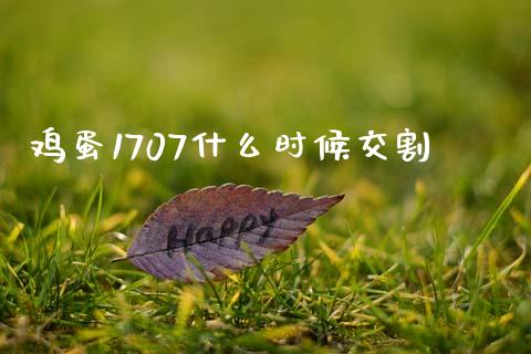 鸡蛋1707什么时候交割_https://wap.langutaoci.com_期货行情_第1张