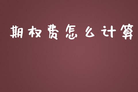 期权费怎么计算_https://wap.langutaoci.com_外汇论坛_第1张