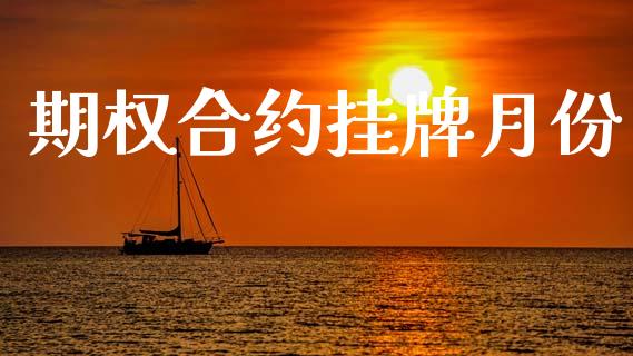 期权合约挂牌月份_https://wap.langutaoci.com_今日财经_第1张