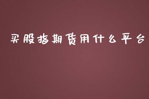 买股指期货用什么平台_https://wap.langutaoci.com_金融服务_第1张