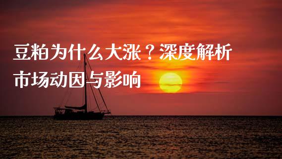 豆粕为什么大涨？深度解析市场动因与影响_https://wap.langutaoci.com_外汇论坛_第1张