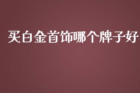 买白金首饰哪个牌子好_https://wap.langutaoci.com_债券基金_第1张