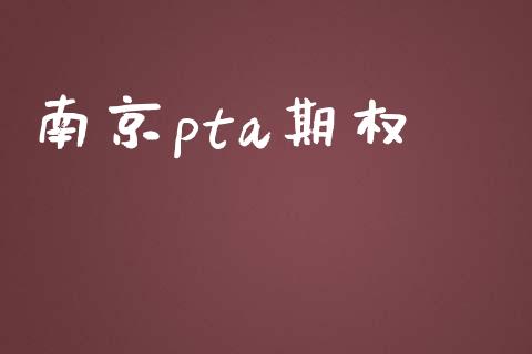 南京pta期权_https://wap.langutaoci.com_货币市场_第1张