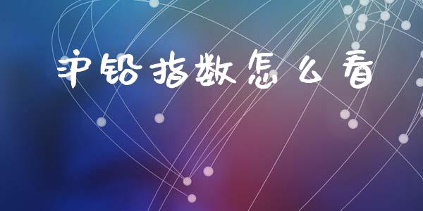 沪铅指数怎么看_https://wap.langutaoci.com_货币市场_第1张