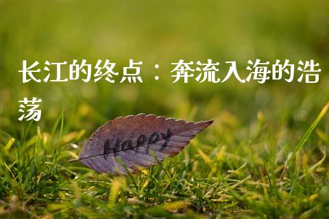 长江的终点：奔流入海的浩荡_https://wap.langutaoci.com_今日财经_第1张