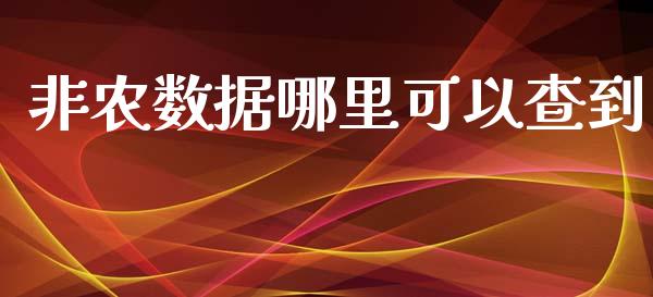 非农数据哪里可以查到_https://wap.langutaoci.com_今日财经_第1张