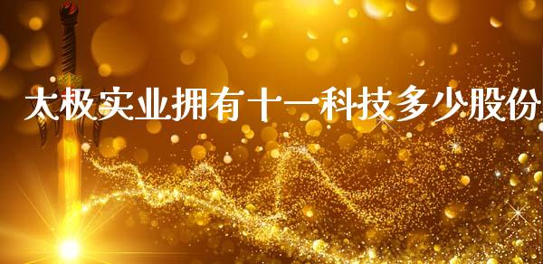 太极实业拥有十一科技多少股份_https://wap.langutaoci.com_债券基金_第1张