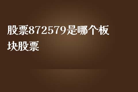 股票872579是哪个板块股票_https://wap.langutaoci.com_期货行情_第1张