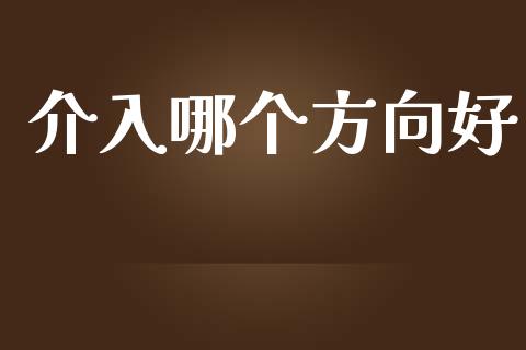 介入哪个方向好_https://wap.langutaoci.com_金融服务_第1张
