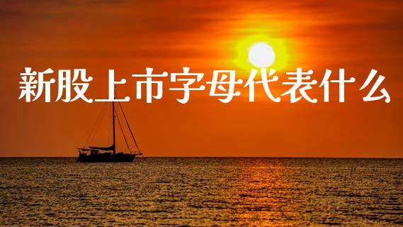 新股上市字母代表什么_https://wap.langutaoci.com_外汇论坛_第1张