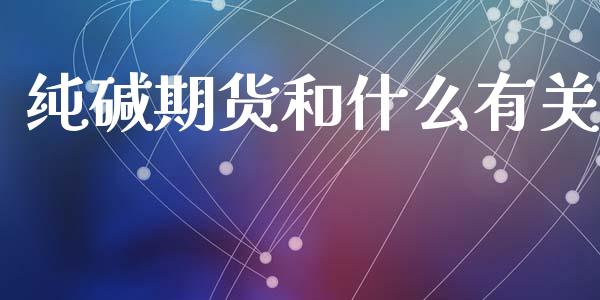 纯碱期货和什么有关_https://wap.langutaoci.com_货币市场_第1张