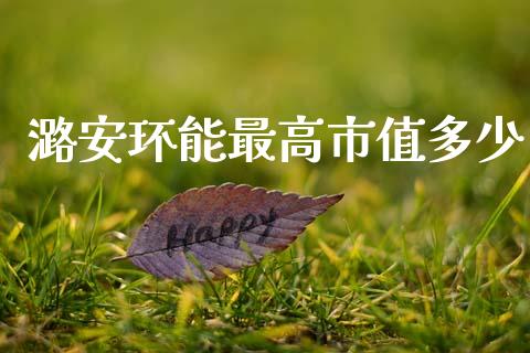 潞安环能最高市值多少_https://wap.langutaoci.com_今日财经_第1张